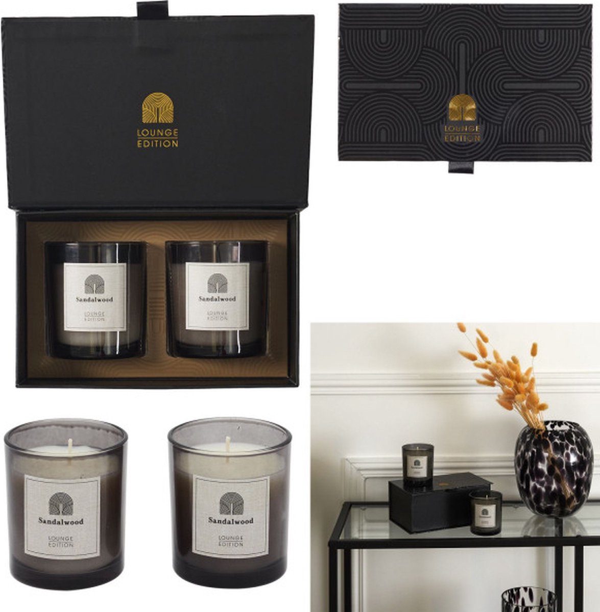 Geurkaars warm sandelhout met patchouli - Forest Fragrances