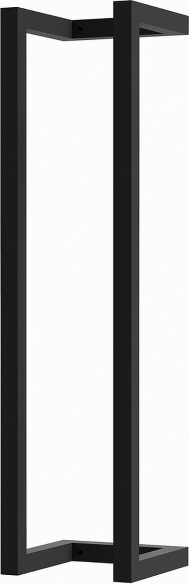 FugaFlow Tebosa Handdoekrek - 60x12.5x12.5cm - mat zwart