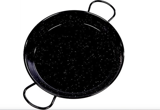 Casserole à Paella Inox Double Poignées 32 Cm – Fond Plat, Cuisinière & Four, Robuste Et Élégante