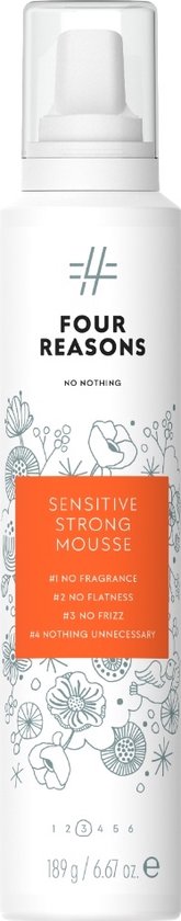 Four Reasons - No Nothing Sensitive Strong Mousse - 200 ml - Voor de  gevoelige... | bol