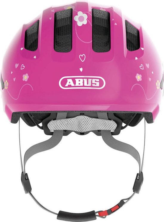 Fietshelm ABUS SMILEY 3.0 pink butterfly S - 45-50 cm - pink - Geschikt voor gebruik op kinderfietsen - 220 g — afbeelding 3