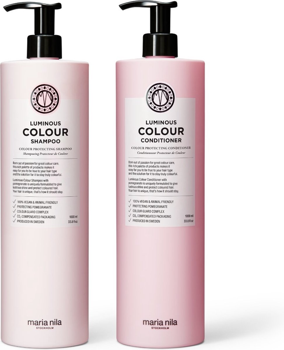 Maria Nila - Luminous Colour Care Set - XL - 1000ml+1000ml