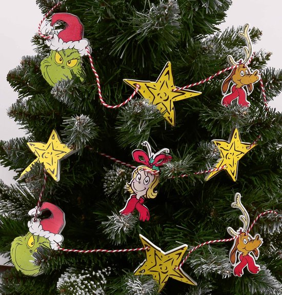 Décoration d'arbre de Noël - 5 pièces de grands ornements Grinch pour arbre de Noël