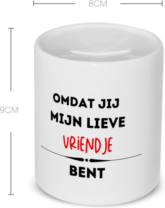 Wenskaart ik ben er voor je linnen hartje dikke
