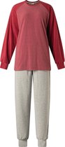Dames pyjama Lunatex badstof 124204 rood maat XL