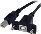 USB Cable Startech USBPNLBFBM1 USB B Black