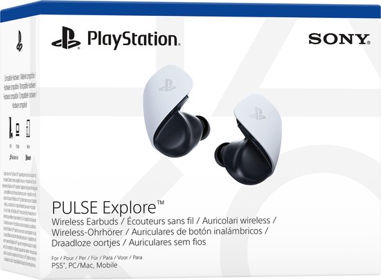 Sony PlayStation Pulse Explore - Draadloze Oordopjes - Wit