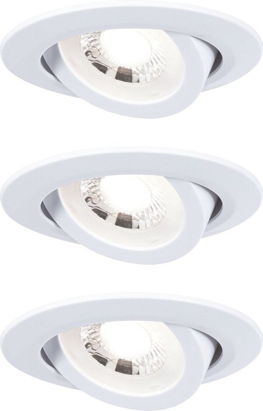 Nova LED inbouwspot 3-voudig zwenkbaar, wit - Paulmann | Koop online