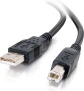 C2G USB 2.0 A/B Cable Black 1m USB-kabel USB A USB B Zwart