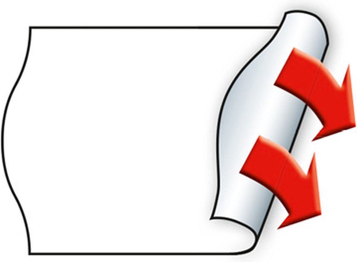 9506159 - White - Price tag - Permanent - 22 x 16 - Paper - Germany