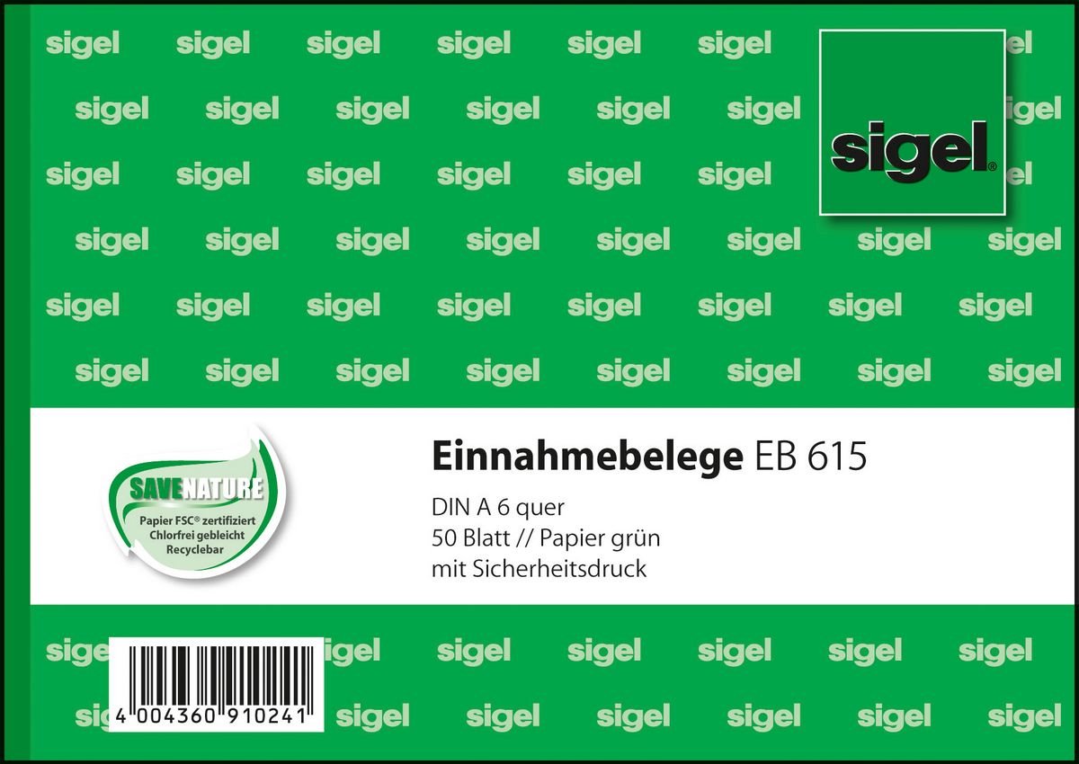 EB615 - 50 sheets - A6 - Green