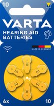 Varta Hearing Aid Batteries 675 Bli 6 10A Knoopcel Zink-lucht 1.4 V 6 stuk(s)