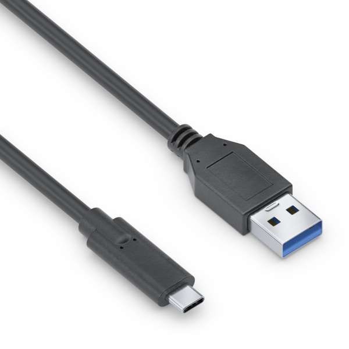 USB-C auf USB-A Kabel - 3.1 Gen 1, 3A, 5G - iSerie - schwarz - 2,00m