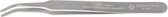 Bernstein Tools for Electronics 5-061 Pince brucelle CMS 2ab SA plate, ronde, courbée 115 mm