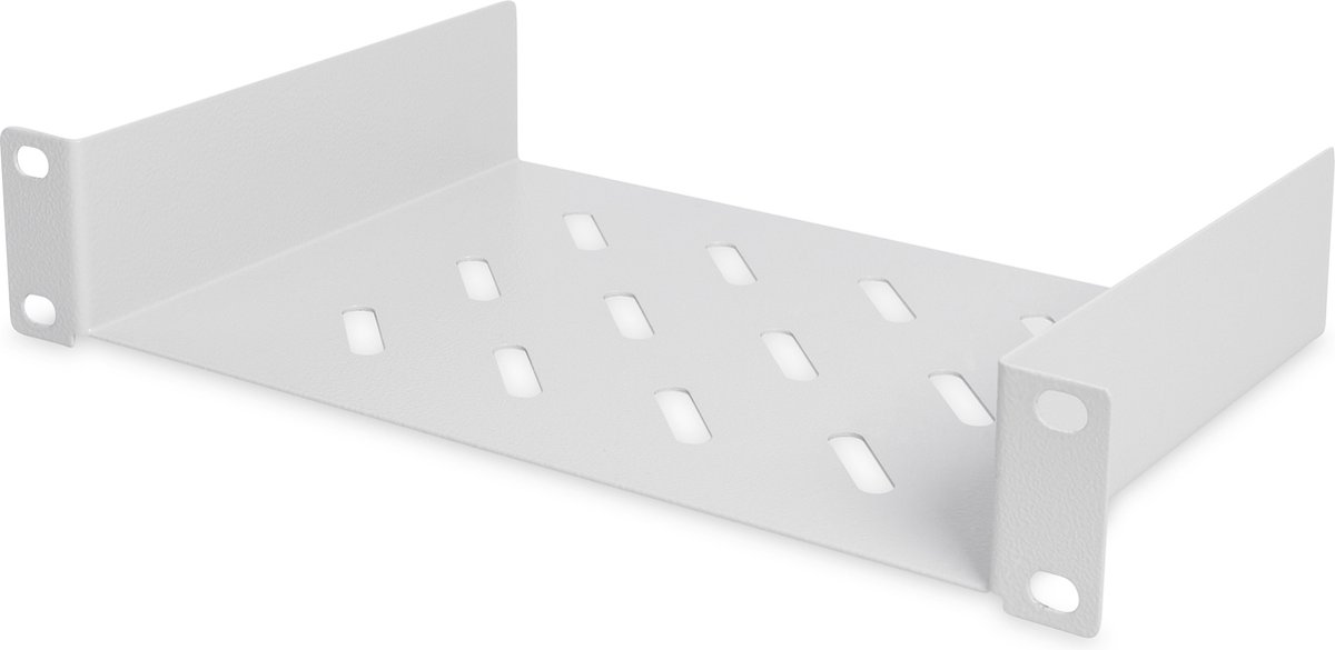 Digitus DN-10 TRAY-1 10 inch Vast inbouw Grijs-wit (RAL 7035)