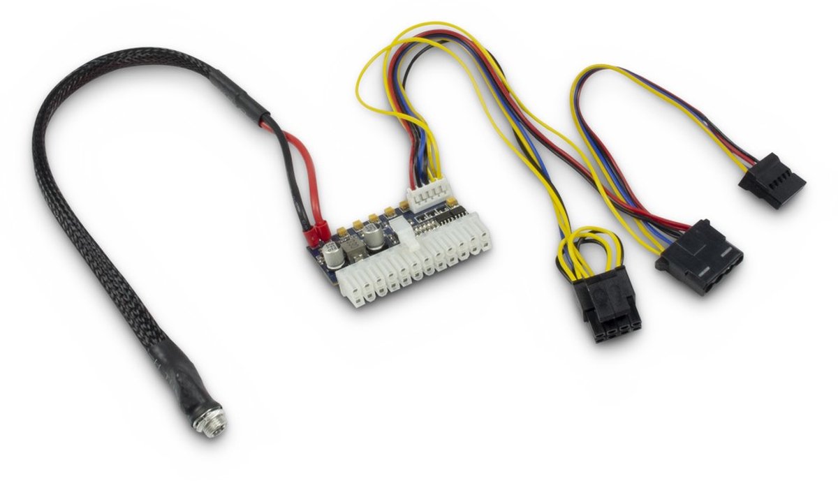 Inter-Tech 88882188 Voeding 160 W 20-Pin Atx Zwart