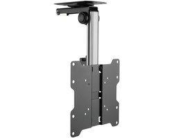 Techly ICA-CPLB 222 tv-bevestiging 94 cm (37") Zwart, Zilver