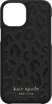 Kate Spade Leopard Flocked Wrap Case Apple iPhone 13 mini Back Cover