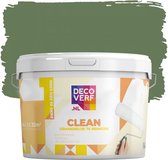 Decoverf Clean, peinture murale lavable, vert olive, 4L