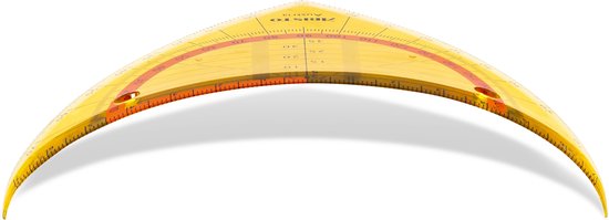 Aristo geodriehoek - GEOflex - 14cm - flexibel - neon oranje - AR-23009NO - Aristo
