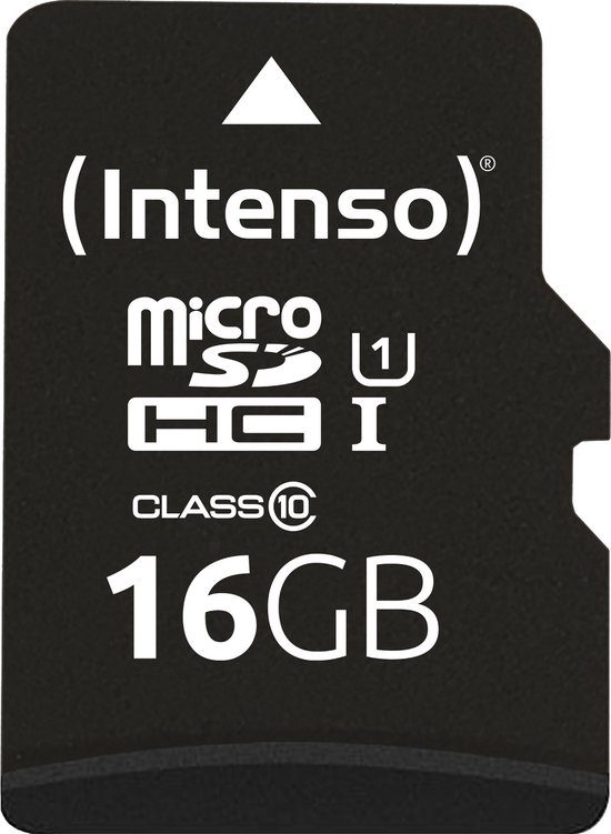 Intenso 16GB microSDHC Performance microSD-kaart 16 GB Class 10 UHS-I Waterdicht