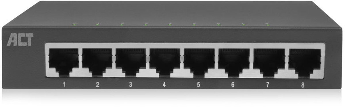 ACT 8-Poorts Gigabit Ethernet Switch AC4418