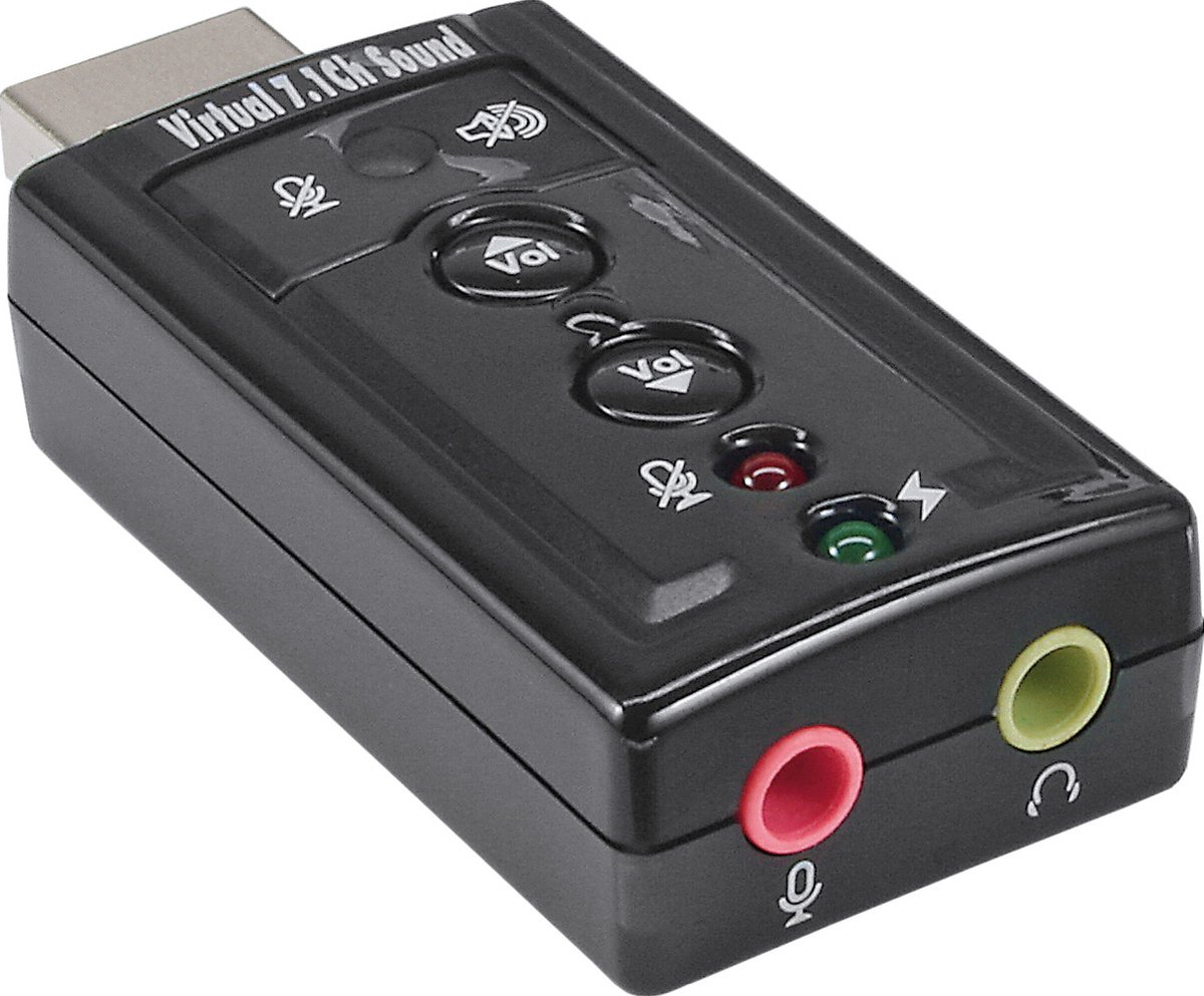 InLine USB Optische Geluidskaart (USB Stick Sound)