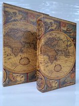XXL - Boîte de rangement carte du monde