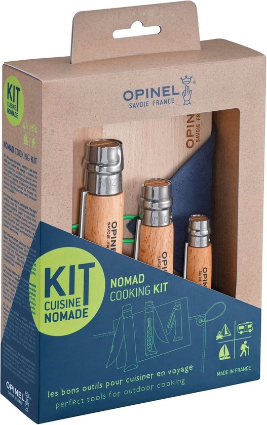 Opinel Nomad Outdoor Cooking Set - 5-delig - Incl Reis-hoes - Opinel