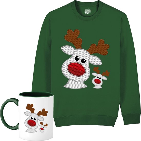 Rendier Buddies Foute Kersttrui Kerstcadeau Dames / Heren / Unisex