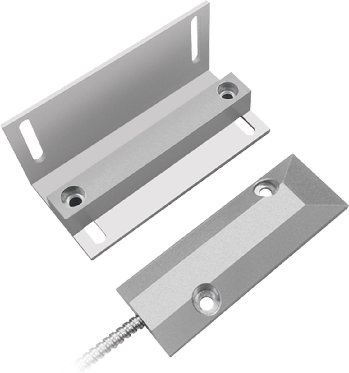 Roldeur Magneetcontact Hoek - Voor Binnen - Beveiliging van Roldeuren - Geschikt voor Alarmsystemen