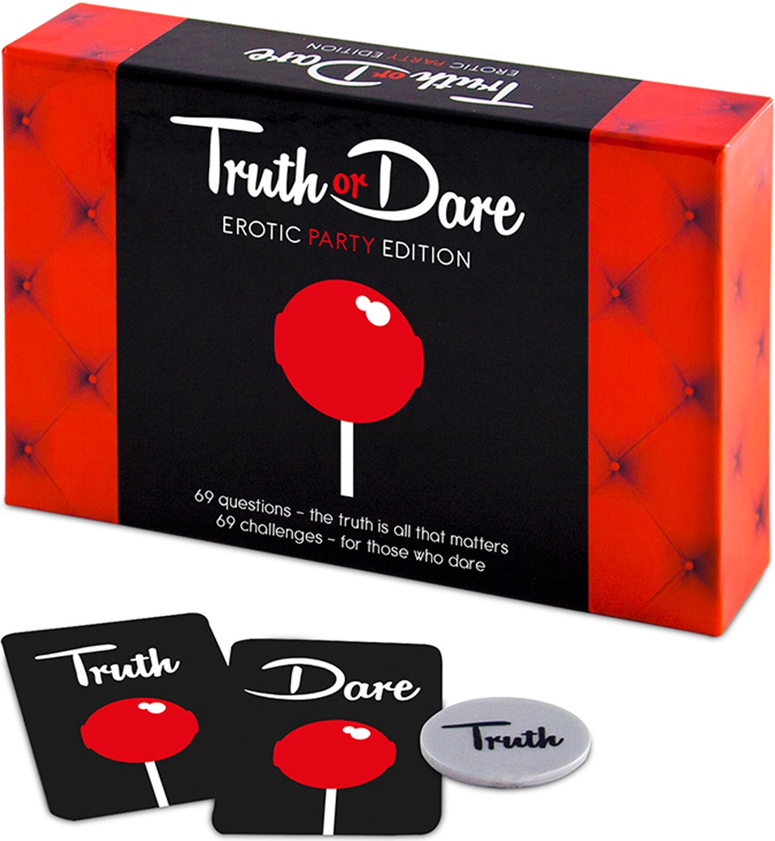 Tease & Please Truth or Dare Erotic Party Edition - NL Rood - Erotisch Bordspel