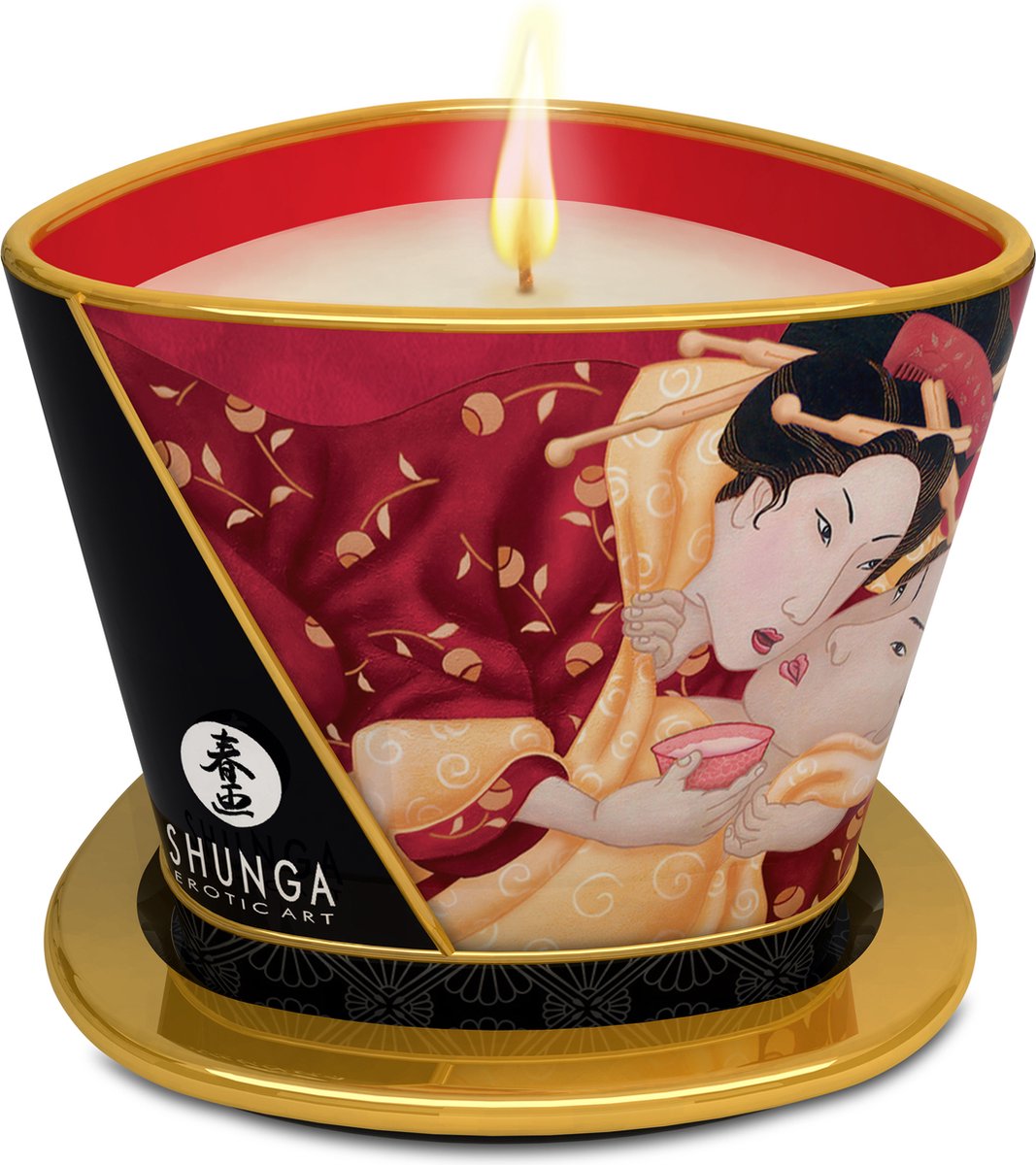 Goedkoopste Shunga - Massagekaars - Strawberry Wine