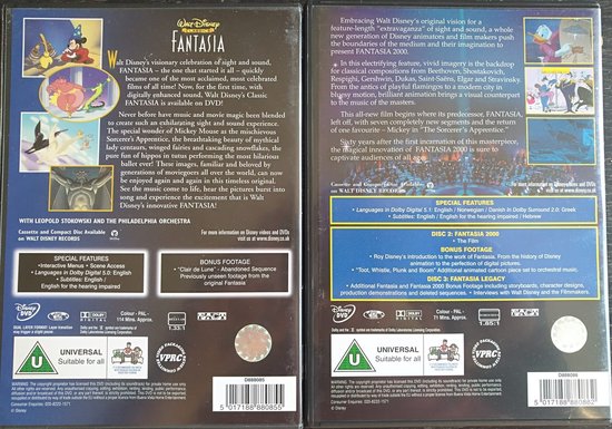 Fantasia Triple Pack (DVD)