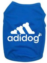Adidog T-shirt | Blauw | LET OP !!! MAATTABEL !!!