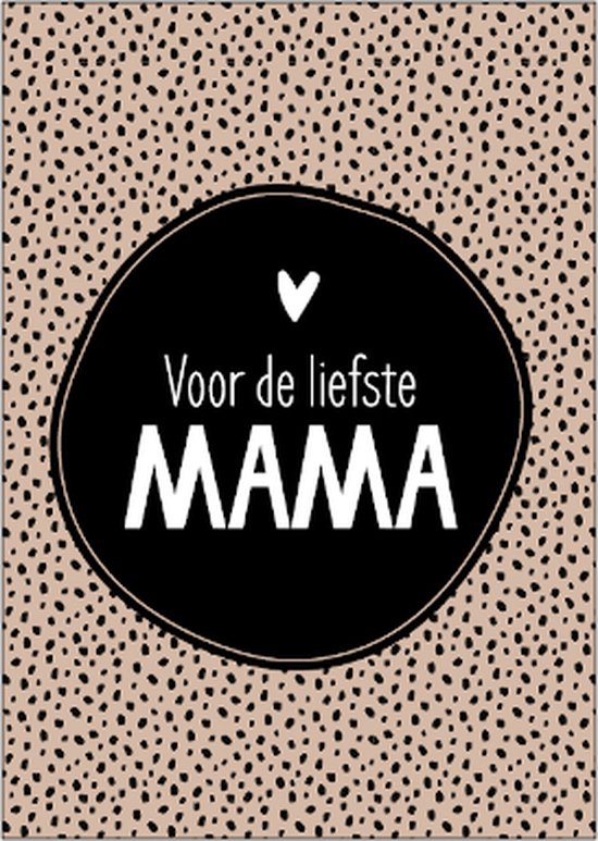 Ansichtkaart Voor de liefste mama Moederdag kaart