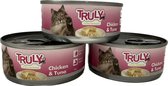 Truly - natvoer Kip & Tonijn - Kattenvoer - Voordeelbundel 10 stuks