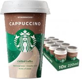 Starbucks Iced Coffee Cappuccino 22 cl par tasse, plateau 10 tasses