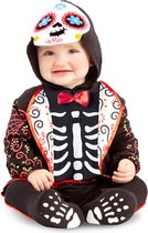 VIVING COSTUMES / JUINSA - Mini Skeleton Dia de los muertos kostuum voor baby's - 1-2 jaar