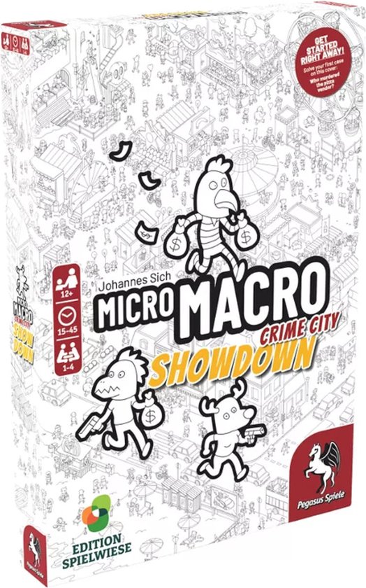 MicroMacro Crime City Full House White Goblin Games