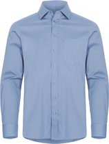 Clique Regular Fit Stretch Overhemd met borstzak maat 3XL kleur Licht Blauw