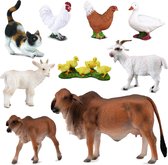 Collecta Set beeldjes voor kinderen, beeldjes - boerderijdieren 3+