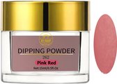 AT-Shop - Dipping Powder - 262 Pink Red - Te Gebruiken met elk merk Dip Powder - Dip poeder - Dip nagel - Nailart - Nail- Pink Gellac starter set
