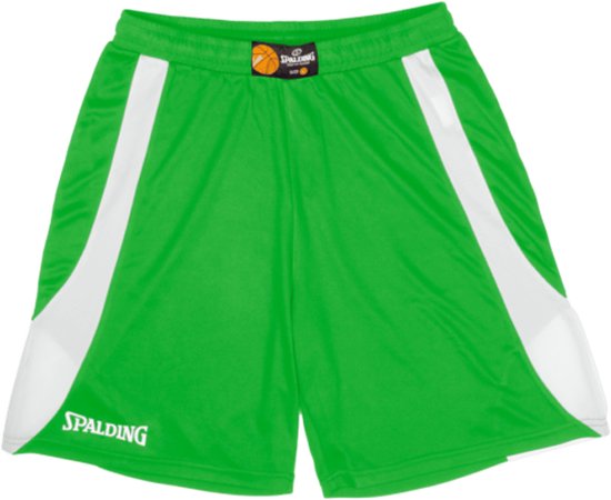 Spalding Jam Basketbalshort Heren - Groen / Wit | Maat: XL