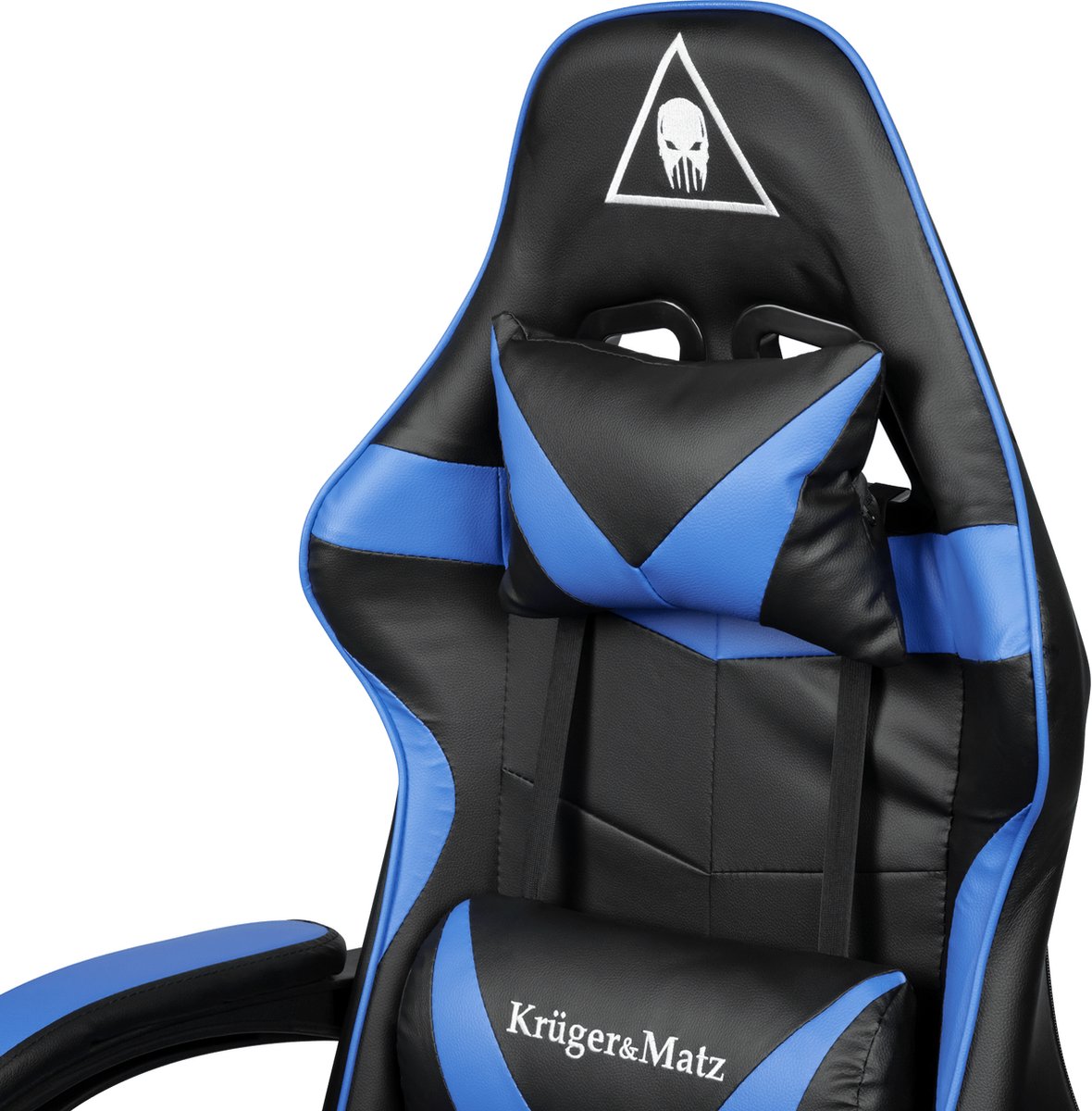 Gamestoel GX-150 Bureaustoel Zwart Blauw met Massagefunctie - Gamestoel - €156,95