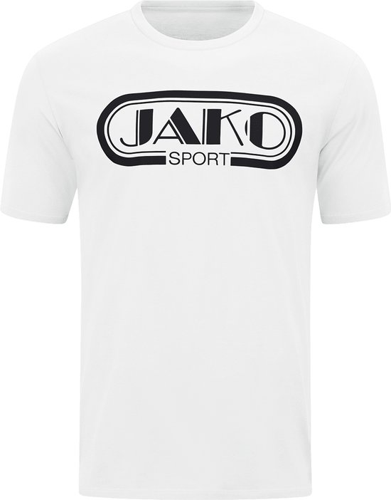 Jako Retro T-Shirt Heren - Wit | Maat: 3XL