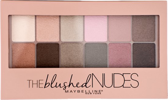Maybelline New York The Blushed Nudes Palette 12 Kleuren Oogschaduw - Maybelline