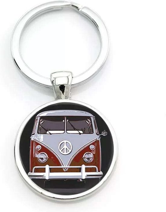 Porte-clés VW T1 Volkswagen Van rouge