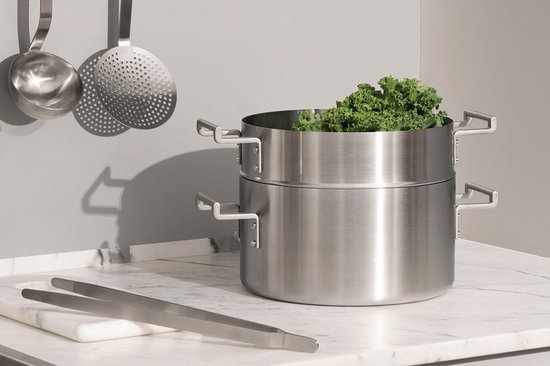 Panier Vapeur En Acier Inoxydable Erconsso - Insert Pour Casserole, Cuisson Saine, 3 Tailles (S/M/L) - Riz, Légumes