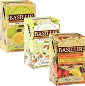 BASILUR Set thee in zakjes - citroen + melk + fruit, 3x25 zakjes